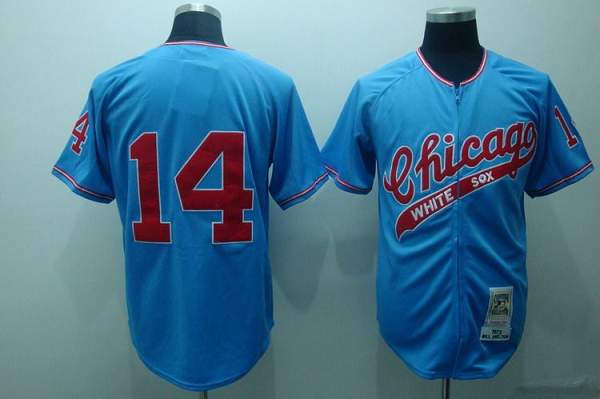 Mitchell and Ness White Sox #14 Bill Melton Stitched Blue Throwback MLB Jersey - Click Image to Close